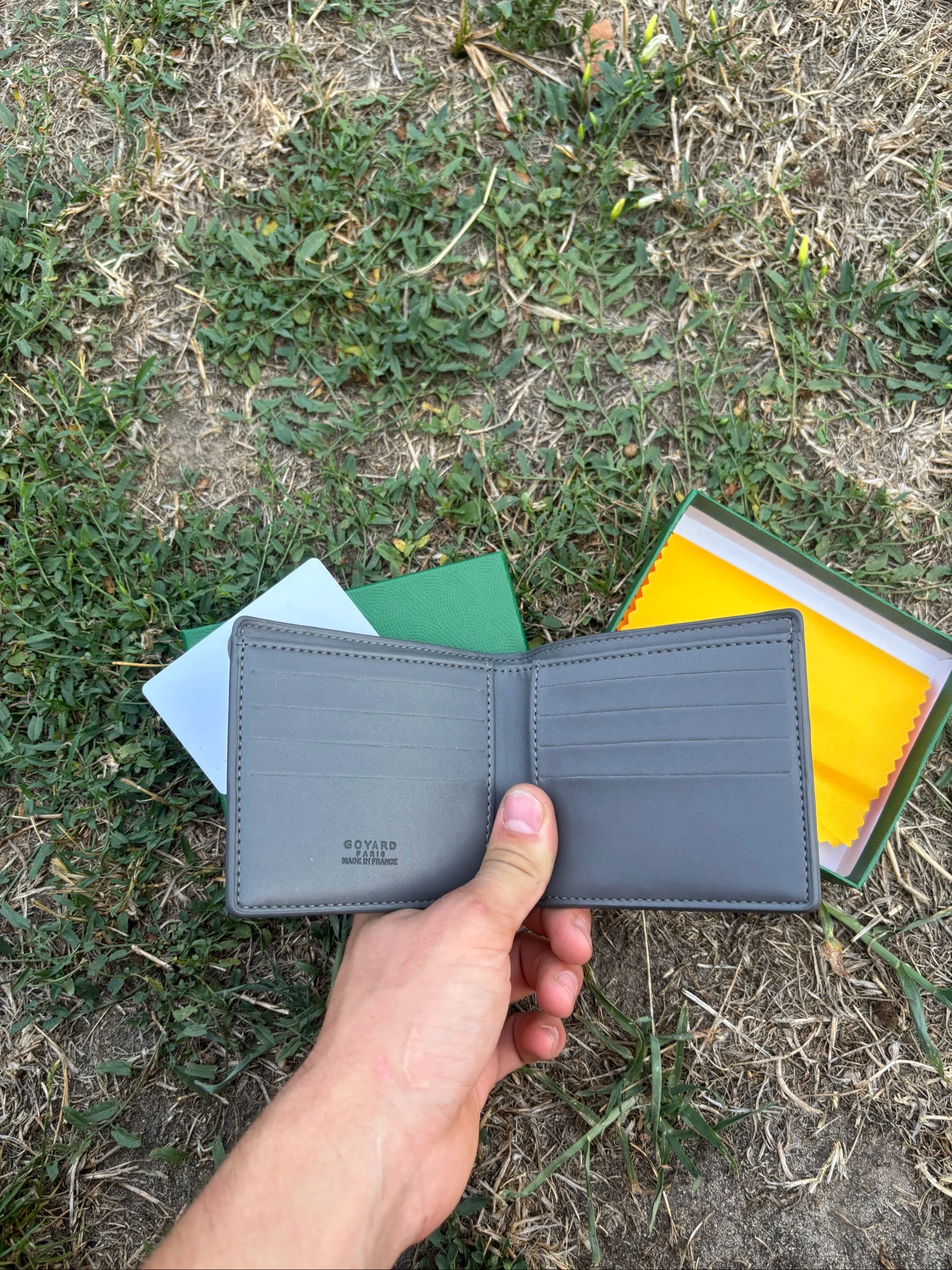 Porte feuille gyd gris foncés neuf – photo 2